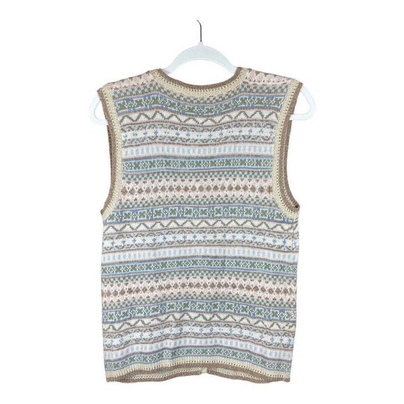 Jantzen Classics Vintage Womens Hand Embroidered Sweater Vest Grannycore M - Picture 2 of 7